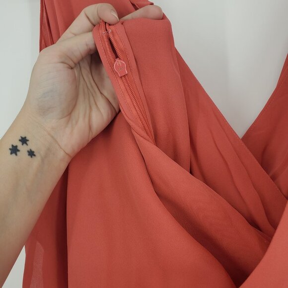 Haute Hippie Coral Mini Dress - Picture 7 of 12